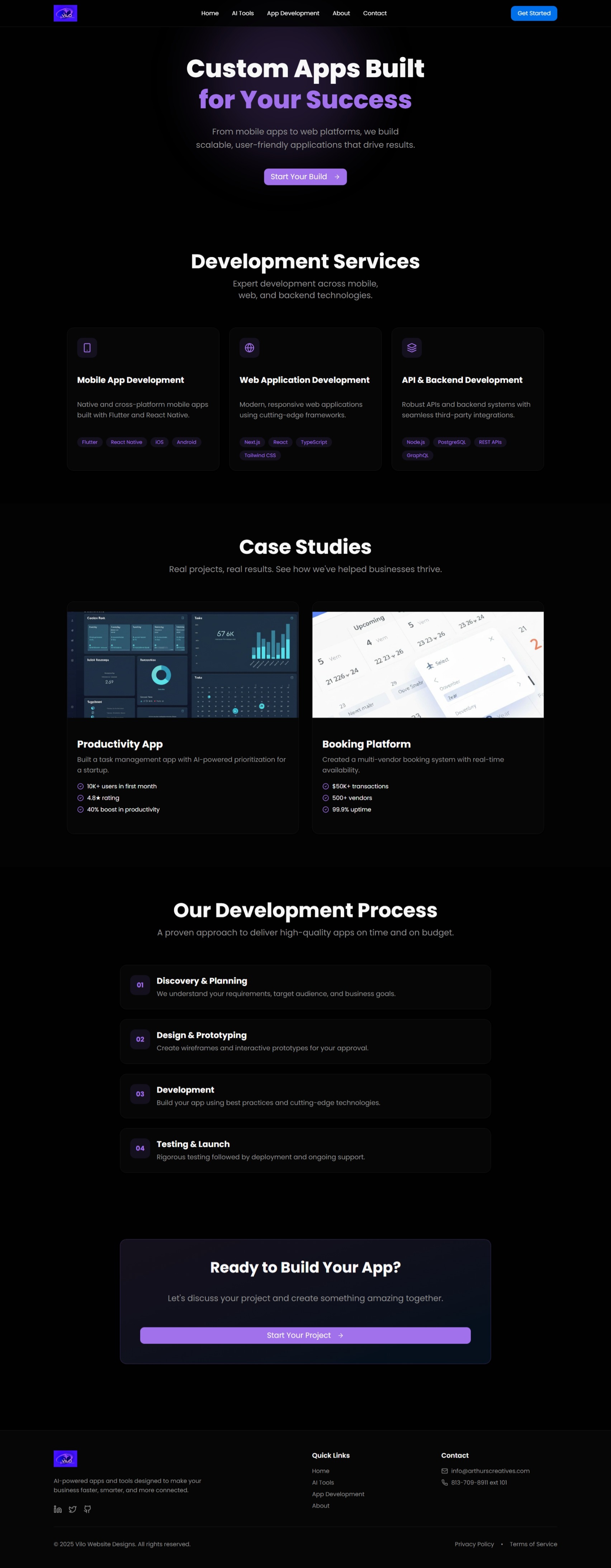 Custom app development